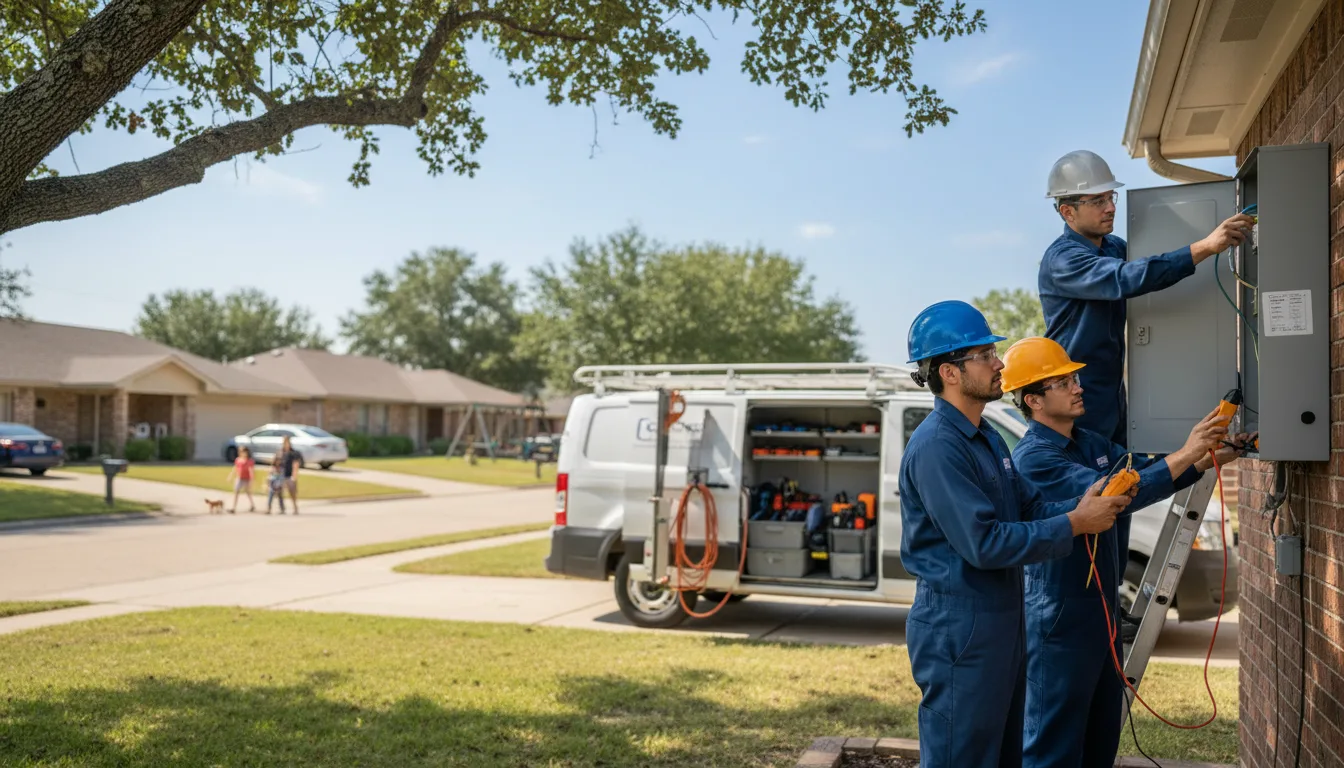 Certified electrician providing emergency electrical services in Clarkedale, AR